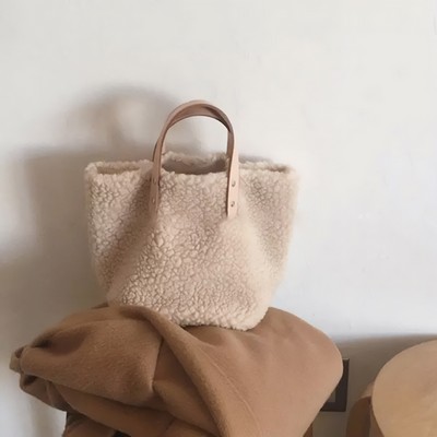 Plush Sherpa Tote