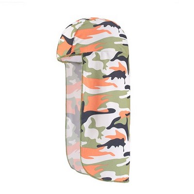 Long Tail Elastic Cap Sun Hat Neck Gaiter