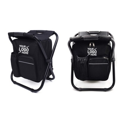 Folding Stool Insulated Cooler Bag