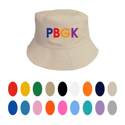 Cotton Fisherman Bucket Sun Hats Sun Caps MOQ50pcs