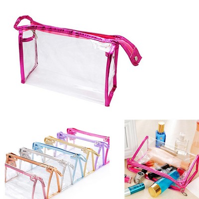 Fashionable Clear Travel Waterproof PVC Cosmetic Bag