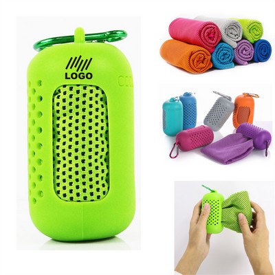 Cooling Towel With Silicone Package