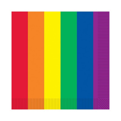 Rainbow Beverage Napkins