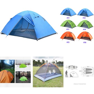 2 Person Double Layer Camping Tents