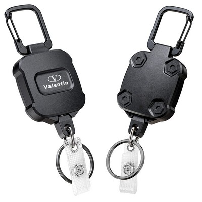 Retractable Id Badge Holder Key Reel