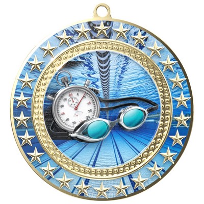 Radiant Star Swimming Medal