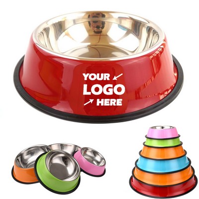 Stainless Steel Dog Cat Food Bowl