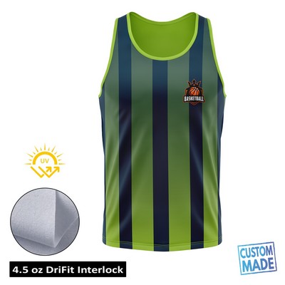 Full Sublimation Performance Tank Top - UPF DriFit - Men's, Women's, Kids'