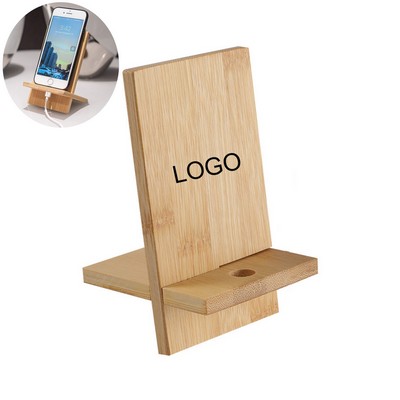 Bamboo Phone Stand Holder