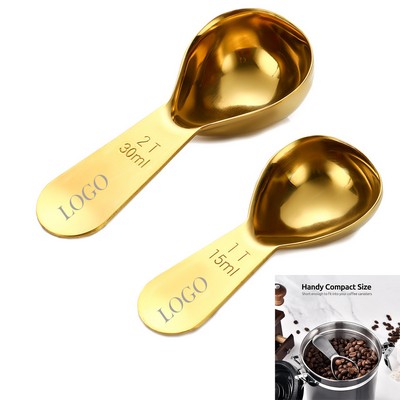 15ml / 30ml Stainless Steel Short Handled Coffee Scoop