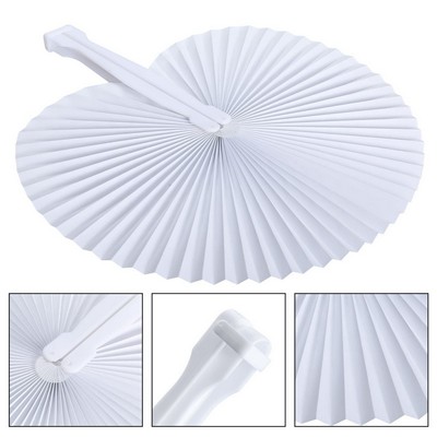 Wedding Folded Paper Fans