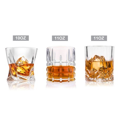 10, 11 Oz Whiskey Glasses-Premium