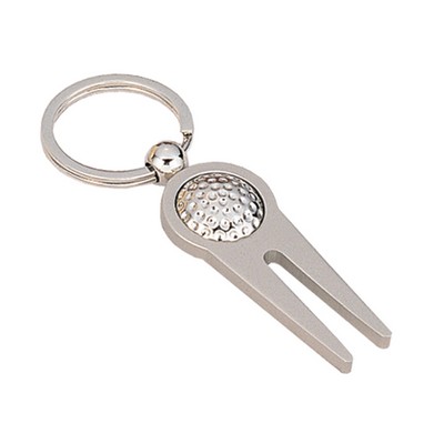 Golfer's Divot Tool Key Ring