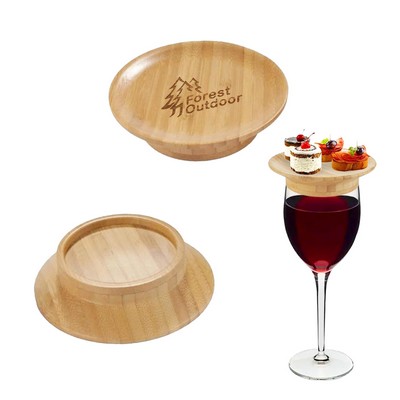 Dual Use Wine Glass Charcuterie Board Topper