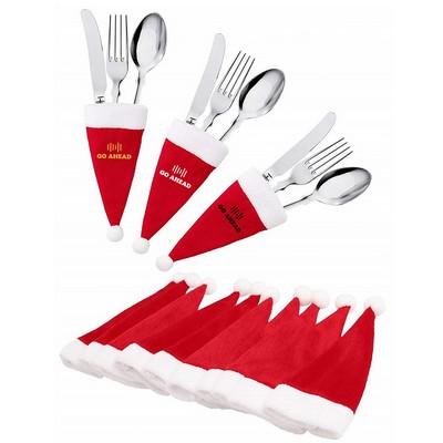 Christmas Hat Cutlery Set