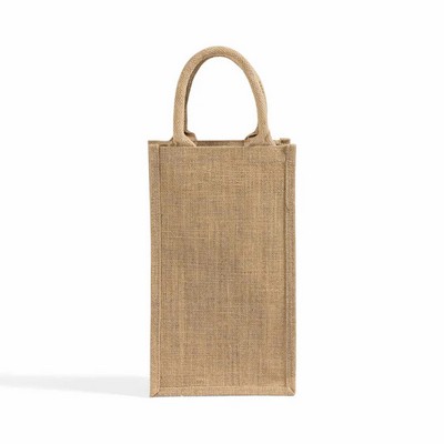 Jute Wine Bag - 2 Bottles