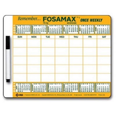 Rectangle Dry Erase Memoboard (8.5"x6")