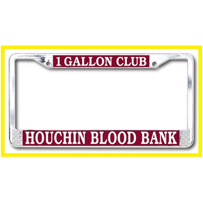 Standard Chrome Die Cast License Plate Frame