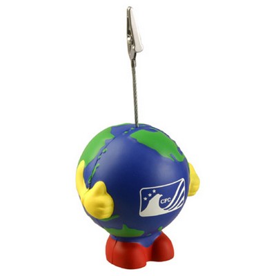 Earthball Man Stress Reliever Memo Holder