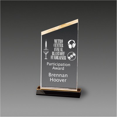 Reflections™ Beveled Peak Award (5½"x9")