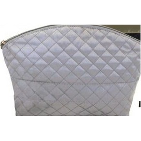 Pretty Ladies' Cosmetic Bag with Clear Belly Band