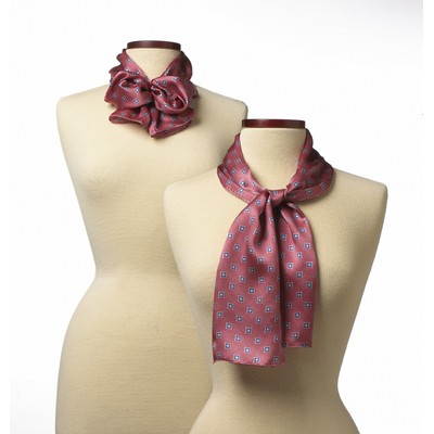 Pink Vasari Polyester Scarf - 8"x45"