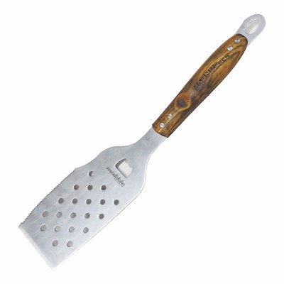 Wood Handle Spatula w/Bottle Opener & Knife Combo (3-5 Days)