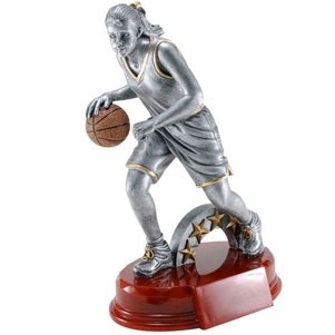 Basketball, Female - Resin Figures - 9-1/4"