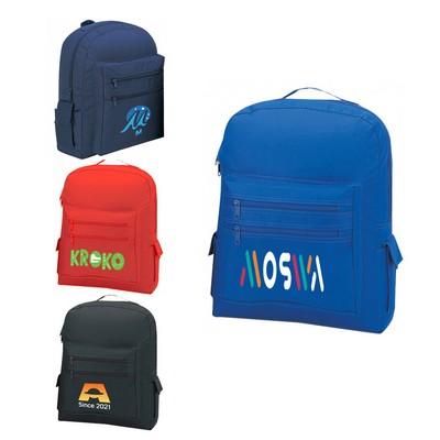 Basic Polyester School Backpack