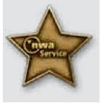 Star Antique Finish Die Struck Lapel Pin (3/4"x3/4")