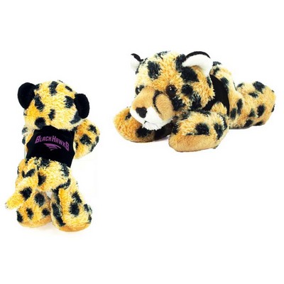 8" Streak Cheetah Stuffed Animal w/Vest & One Color Imprint