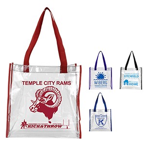 "Matterhorn" Clear Vinyl Stadium Compliant Tote Bag