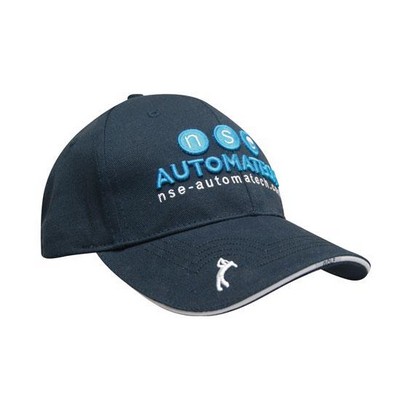 Chino Twill Golf Cap (Embroidered)