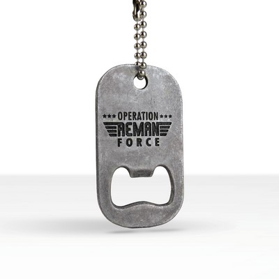 Econo Dog Tag Bottle Opener