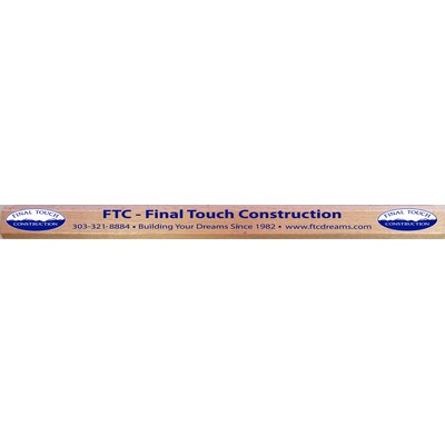 FSC certified carpenter pencil, printed one side