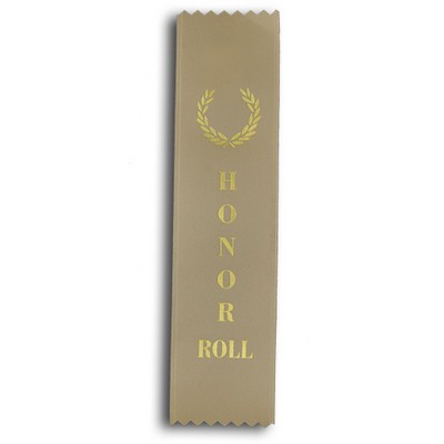 Honor Roll Standard Stock Ribbon w/ Pinked Ends (2"x8")