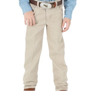 Wrangler® Boy's Prewashed Tan Cowboy Cut® Original ProRodeo Jeans