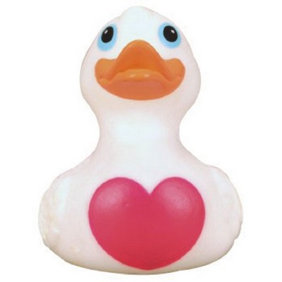 Rubber Big Heart Duck© Toy