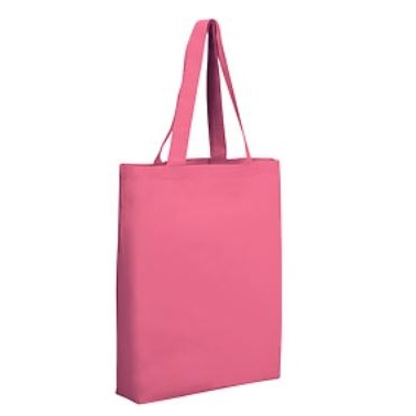 Q-Tees Cotton Bottom Gusset Economical Tote