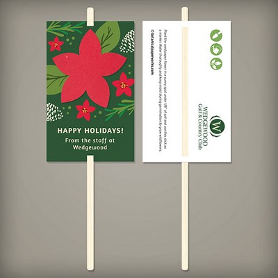 Holiday Flower Planting Stick