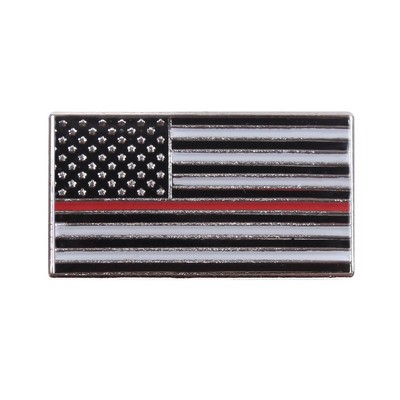 Thin Red Line Flag Pin