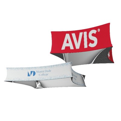 WaveLine® Hanging Quad Curved Blimp Sign - Graphics Only (10'x48")