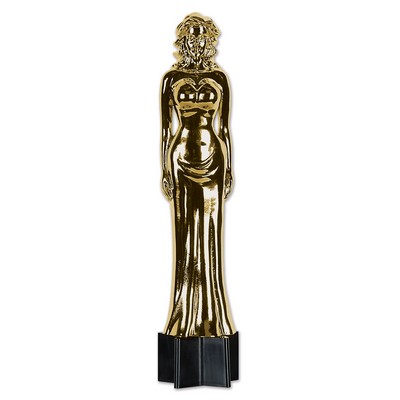 Jointed Awards Night Female Statuette Cutout