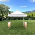 Canopy Tent Tenda 10' Half Wall Single Sided Graphic Only Unit