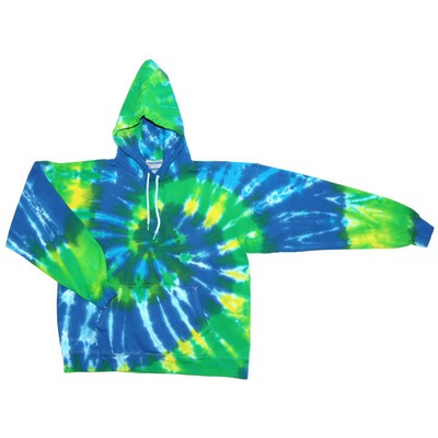 Mean Green Spiral Zip Hooded Sweatshirt