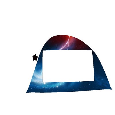 Airdome Wall with Window for 13' Airdome Inflatable tent