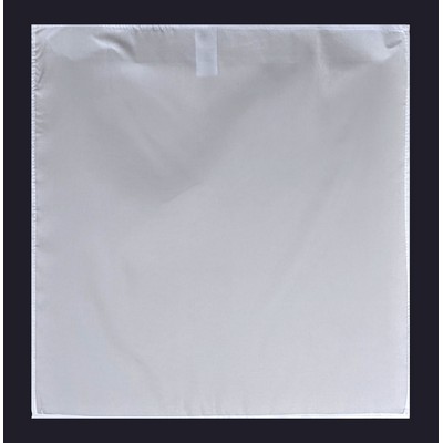 Poly Bandana Hemmed - Blank