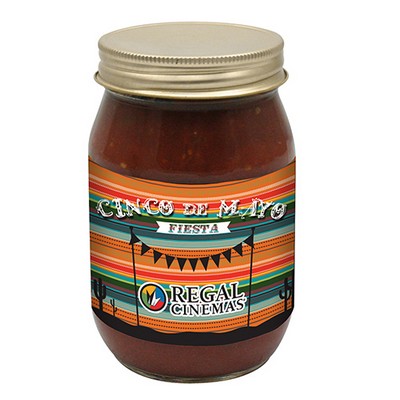 Cinco De Mayo Salsa Jar (16 Oz.)