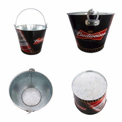 Beer Bucket w/Bottle Opener