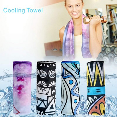 CT08 Cooling Towels(32"x 12") Ice Towel Microfiber Towel